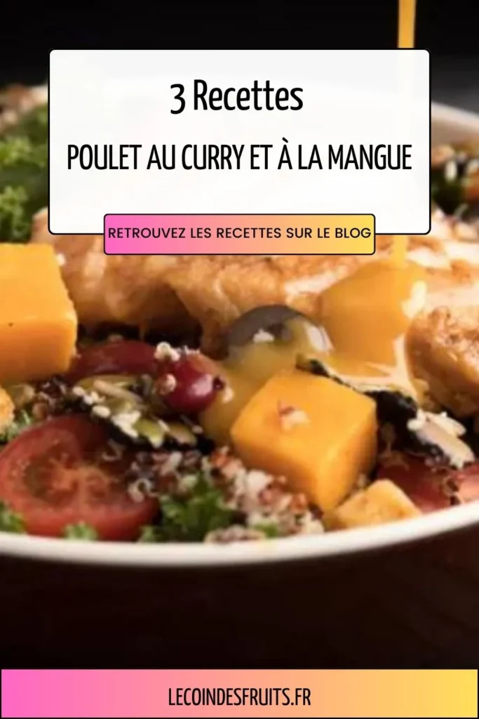 Découvrez l'Exotisme en Cuisine : 3 Recettes de Poulet au Curry et à la Mangue